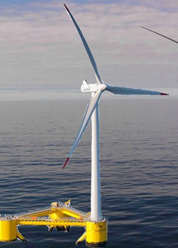 Deniz üzerindeki en büyük rüzgar santrali