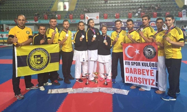 İTO Spor Karate Takımı’ndan 1 altın, 4 bronz