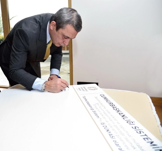 İTO’nun Cumhurbaşkanlığı sistemine ‘Evet’ çağrısına iş örgütlerinden ortak imza