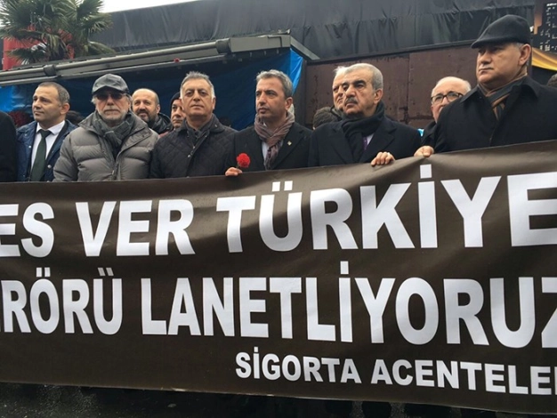 Sigortacılık sektörü terörü protesto etti