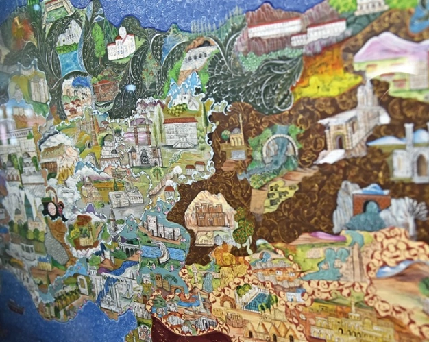 ‘Yol arkadaşım; sanat’ sergisi Hünkar Kasrı’nda