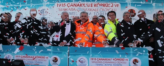 ‘Dünyanın bir numarası’ olacak köprünün temeli atıldı