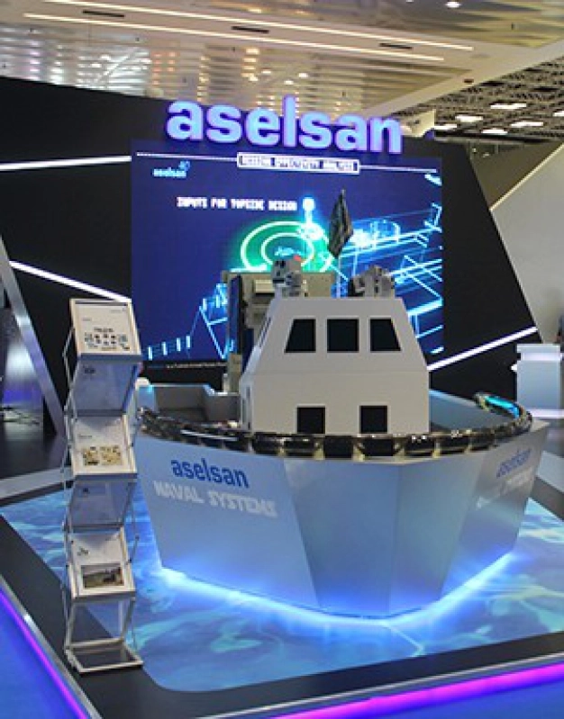 Elektromanyetik top savunma fuarına hazır