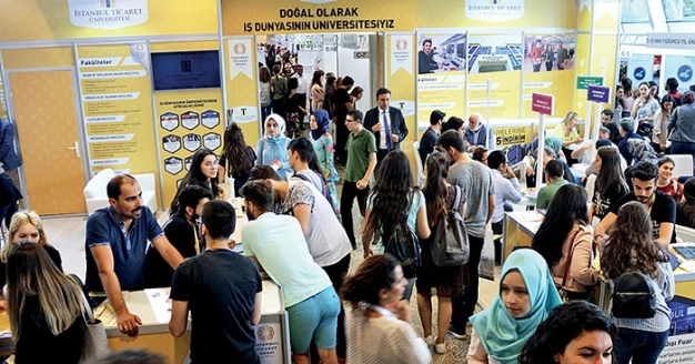 10 bin aday tanıtım ve tercih için geldi