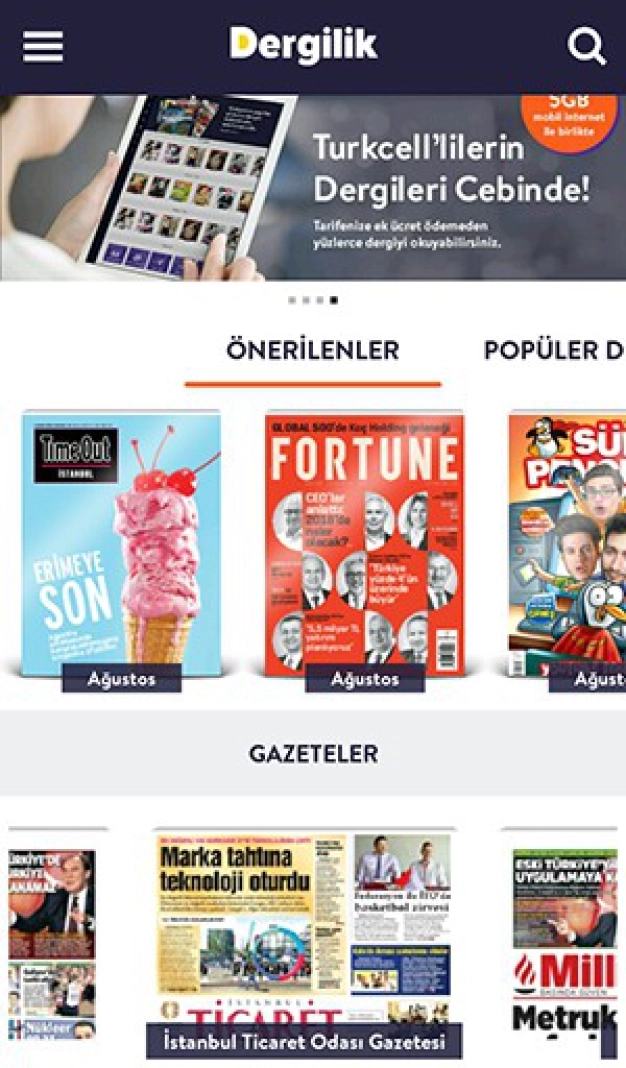 İstanbul Ticaret Turkcell Dergilik’te