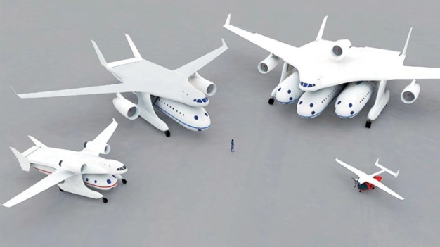 Hem yolcular hem kargo kapsül uçaklarla taşınacak