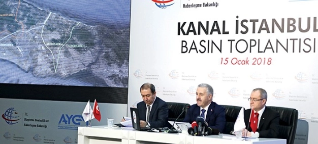 Mega kanala 45 kilometrelik güzergah