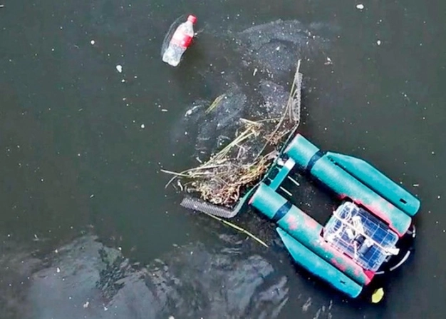 Çöpler robot ile temizlenecek