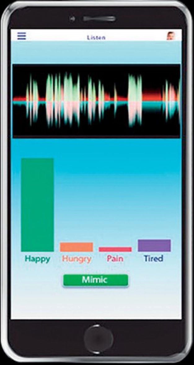 Bebeğin neden ağladığını cep telefonu söyleyecek