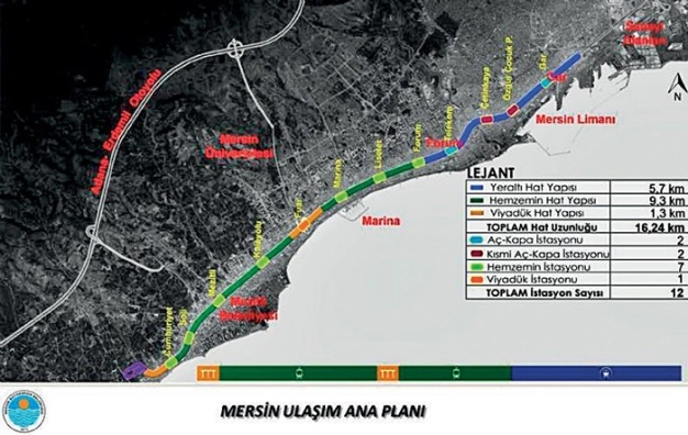 Mersin’in raylı sistemi ‘Ticaret’e emanet