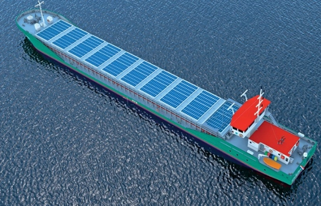 Güneş, dizel ve pil enerjili yük gemisi dünyada ilk