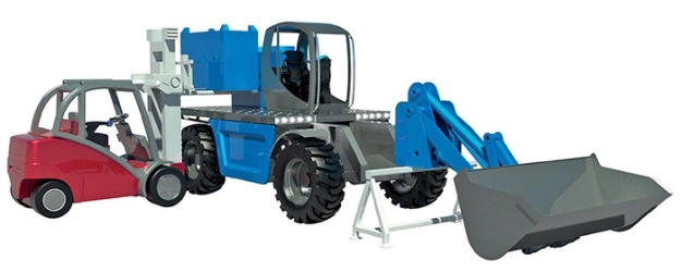 Dünyanın ilk tam modüler iş makinası gün sayıyor