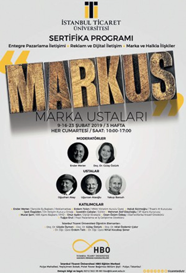 Reklam ustalarından sertifika programı