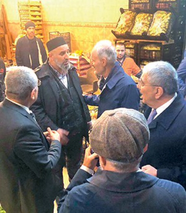 Avdagiç’ten hal tüccarına ziyaret