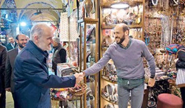 Başkan Avdagiç Kapalıçarşı’da