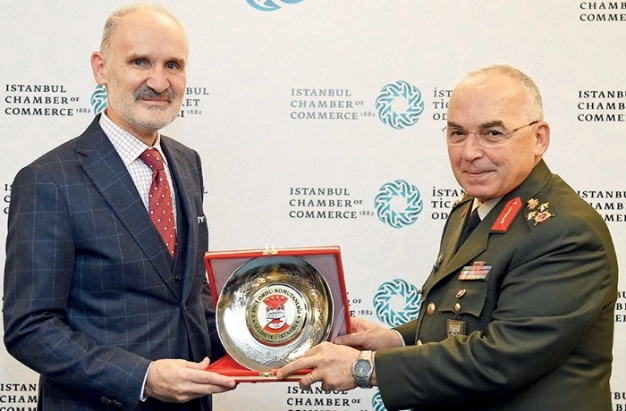 1. Ordu Komutanı Avsever İTO’yu ziyaret etti