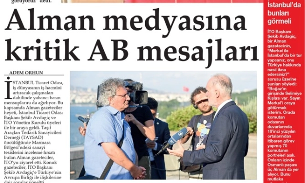 İTO, Almanya’nın sanayi kulübüne Türkiye’yi anlattı