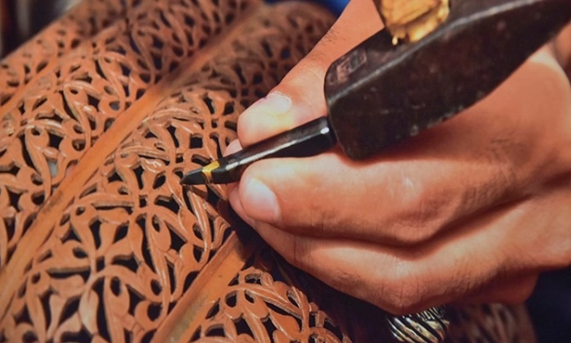 Hünkar’da kalemkarlık ve tombak sergisi