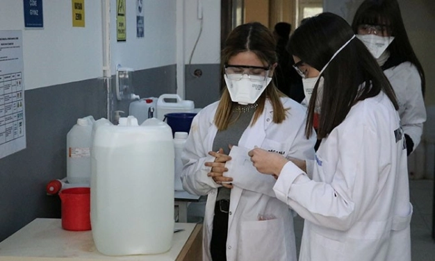 Meslek liseleri salgına savaş açtı