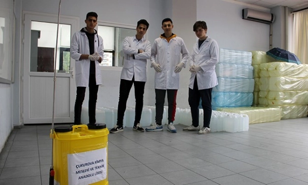 Meslek liseleri salgına savaş açtı