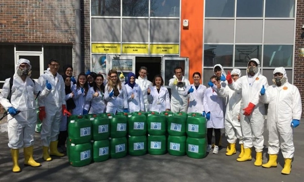 Meslek liseleri salgına savaş açtı