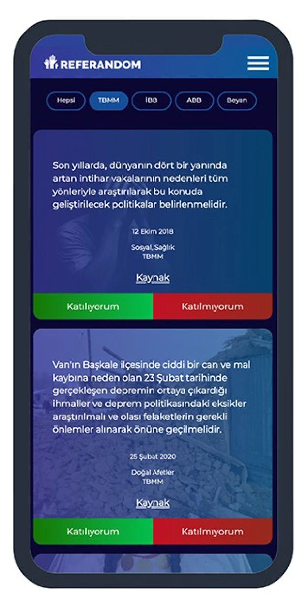 Vatandaş ile siyasiler arasına Referandom köprüsü