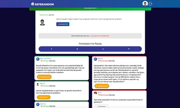 Vatandaş ile siyasiler arasına Referandom köprüsü