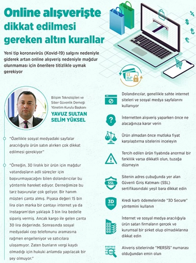 Online alışveriş arttı, risklere dikkat