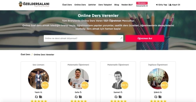 Özel ders için ‘alan’ açtılar