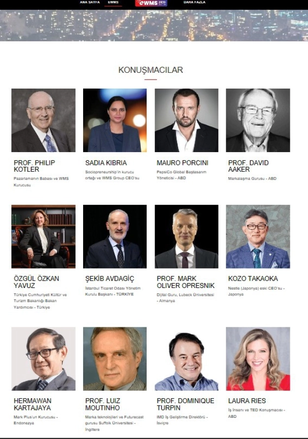 İstanbul, dünya pazarlama zirvesinde konuşulacak