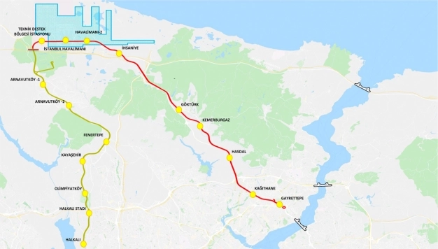 Havalimanına en hızlı metro