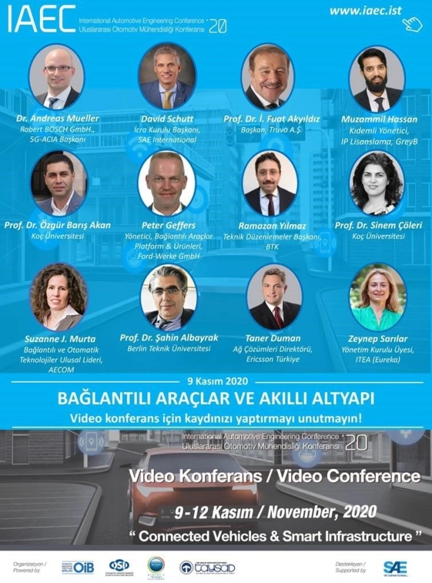 ‘Bağlantılı Araçlar ve Akıllı Altyapı Konferansı’ 9 Kasım’da