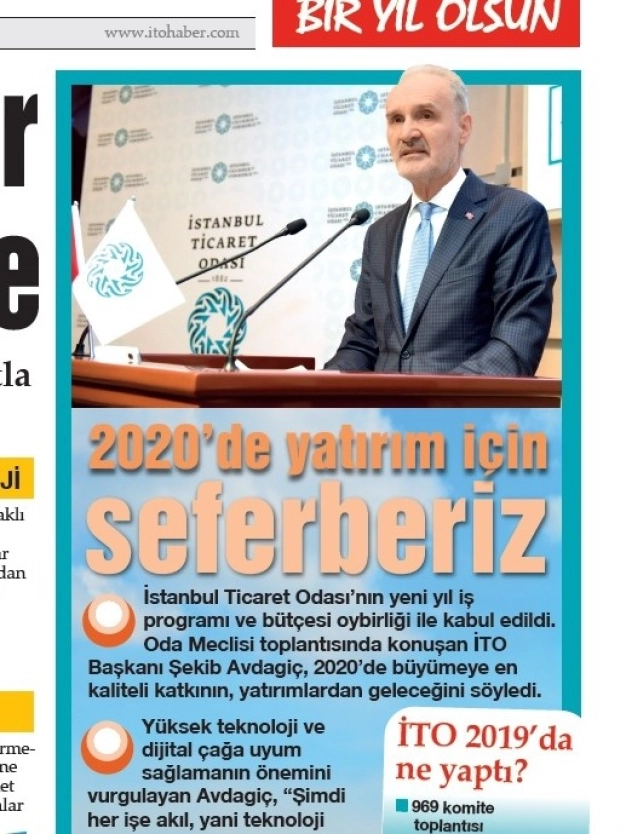 İTO’nun 2021 mottosu Yerli üretim dijital pazarlama