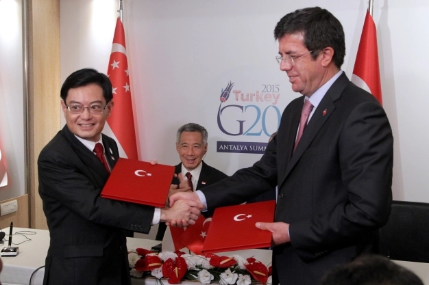 RCEP bölgesine Singapur’dan girin