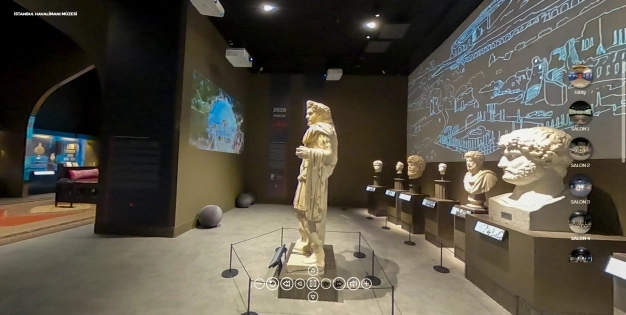 360 derece bakış açısıyla müzelere 7/24 ziyaret