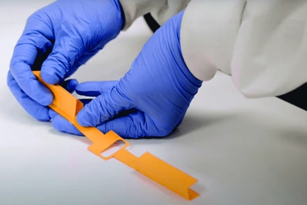 Origamiden ilham alan tıbbi yama