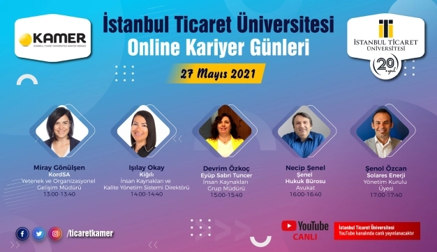 Kariyer günü ve kongrelere online ortamda devam