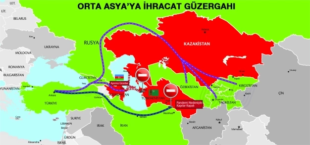 Orta Asya’ya ihracatta transit engel