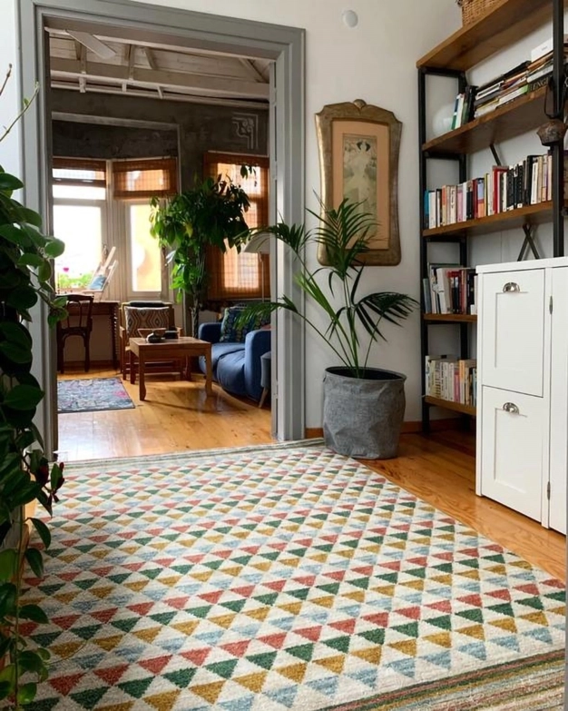 Geleneksel el halısına modern dokunuş