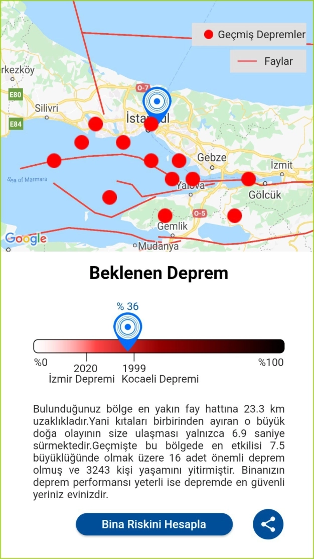 Binaları depreme hazırlayan mobil uygulama
