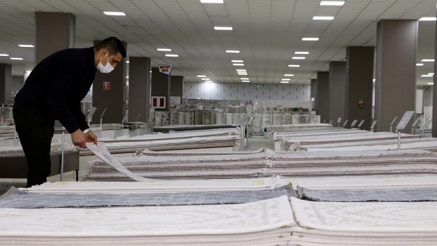 Türk halıcılar dünyaya 639 milyon 557 bin metrekare halı sattı