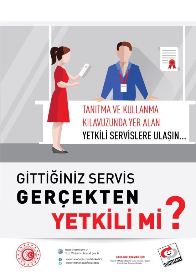Yetkili servis sistemi kuruldu