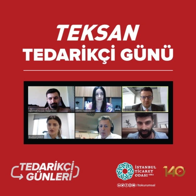 Yan sanayiciler Teksan ile online buluştu