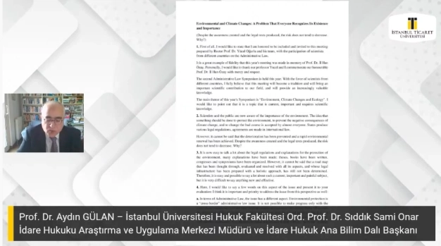 Uluslararası sempozyumda iklim ve ekolojiye dair 50 akademisyenden bildiri