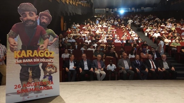 Animasyon filmi 'Karagöz' gala gösteriminde izleyiciyle buluştu