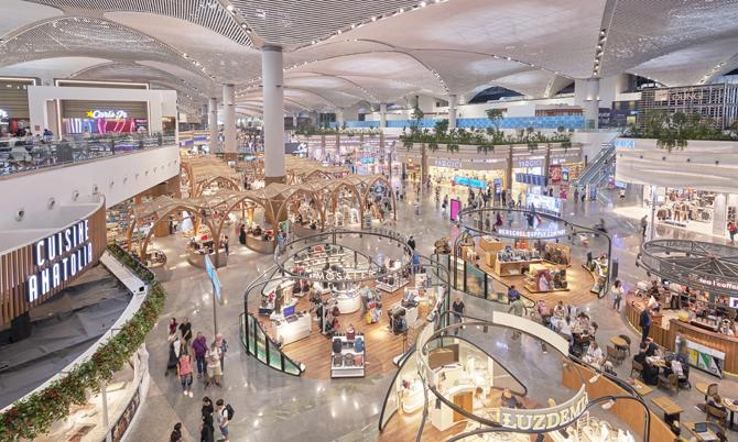 İstanbul Havalimanı uluslararası yolcu trafiğinde ikinci sıraya yükseldi