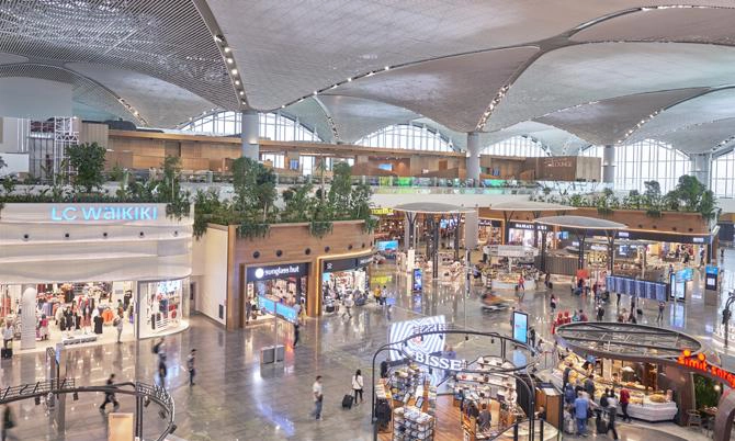 İstanbul Havalimanı uluslararası yolcu trafiğinde ikinci sıraya yükseldi