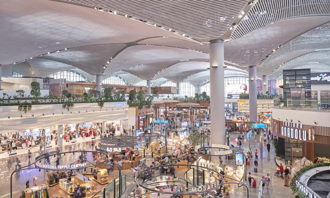 İstanbul Havalimanı uluslararası yolcu trafiğinde ikinci sıraya yükseldi